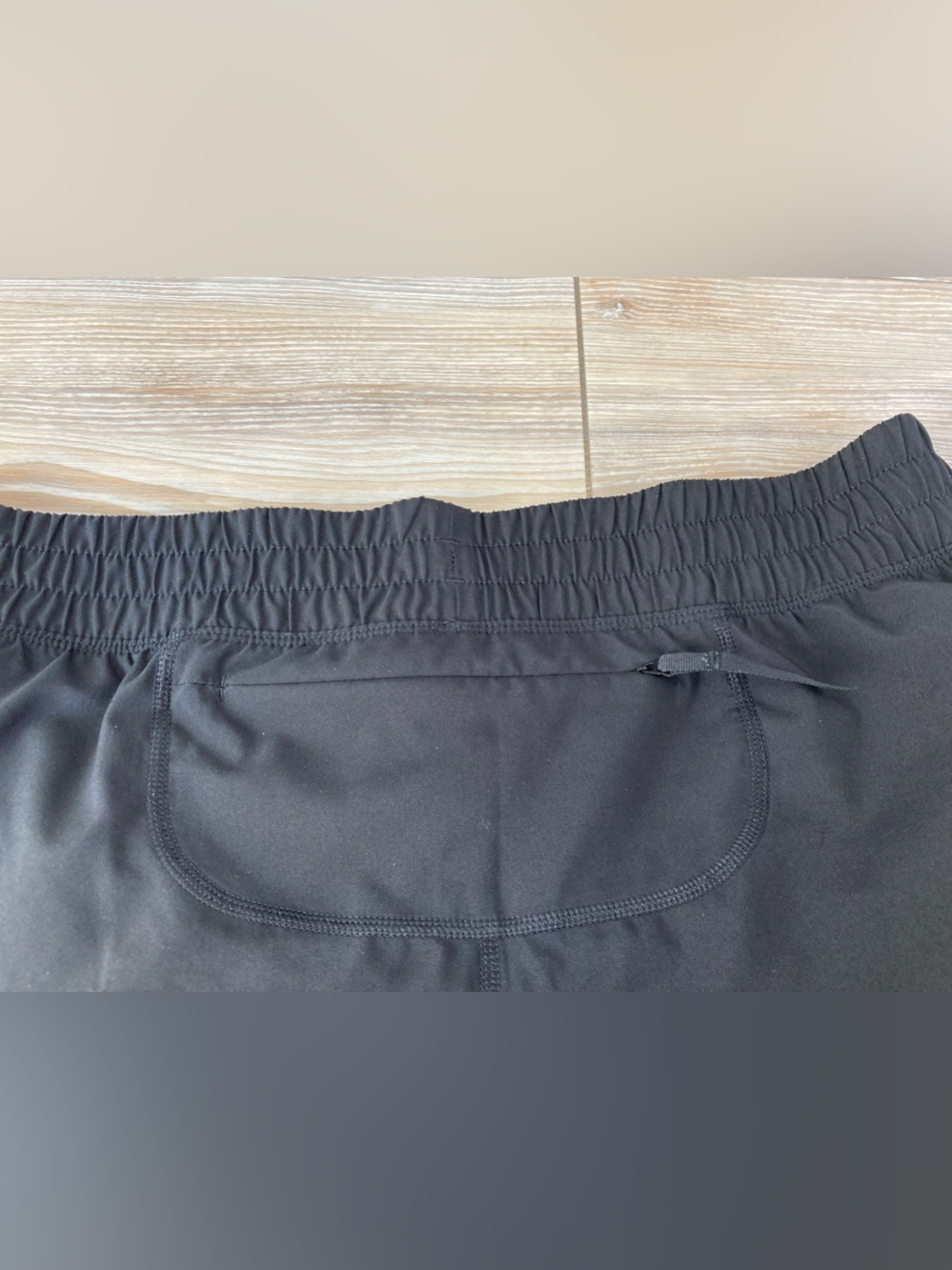 adidas Black Running Shorts with White Stripe Accent Size Medium - Picture 3 of 12